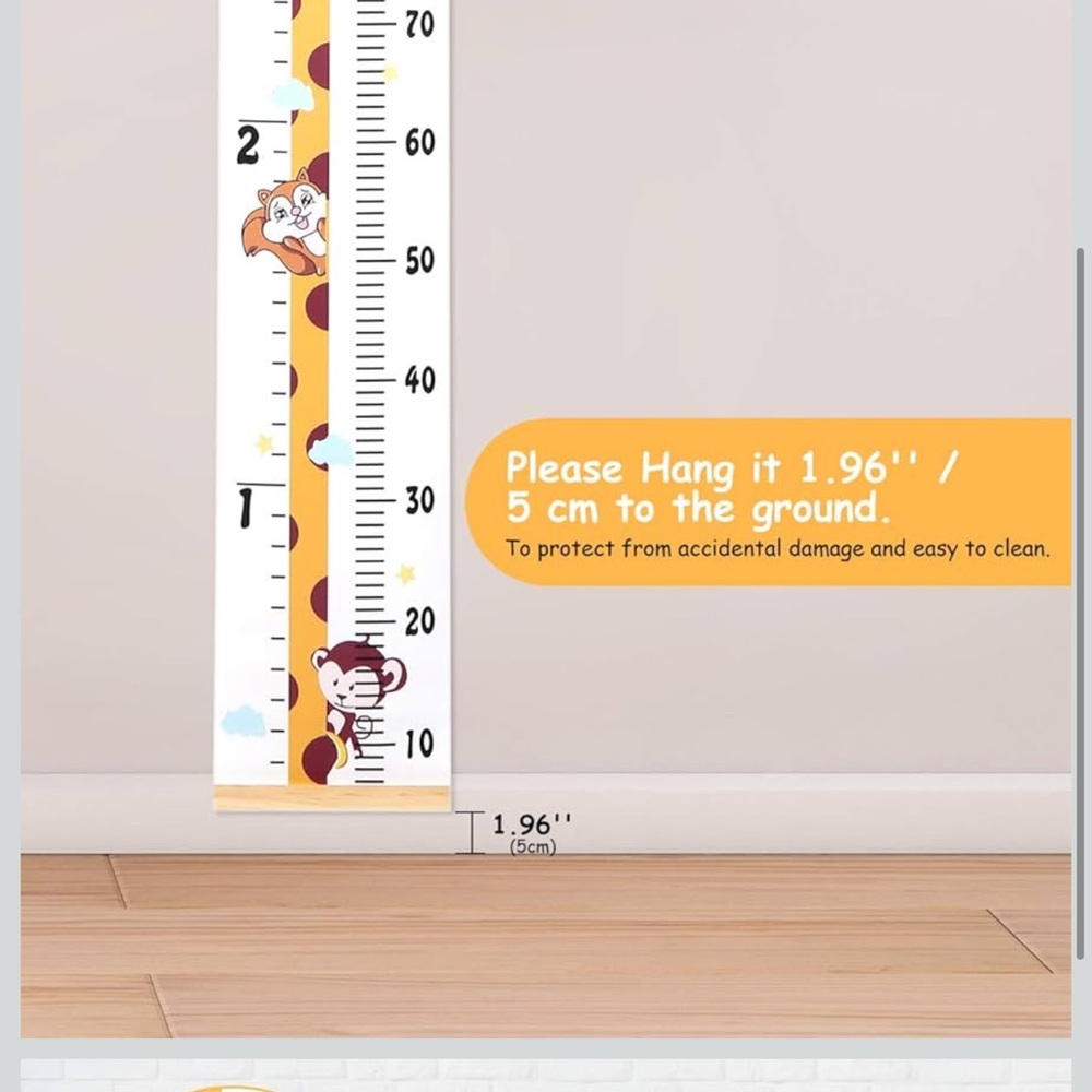 Colorful Kids Growth Chart